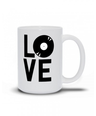 Music Life Mug | Love Is Vinyl Mug $10.34 Drinkware
