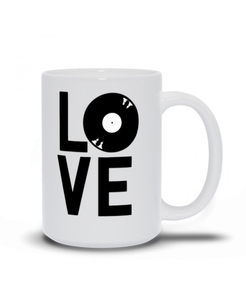 Music Life Mug | Love Is Vinyl Mug $10.34 Drinkware