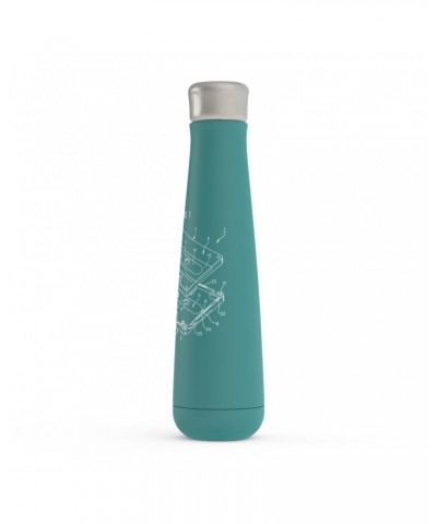 Music Life Water Bottle | Cassette Diagram Water Bottle $4.53 Drinkware
