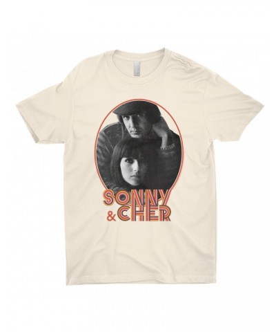 Sonny & Cher T-Shirt | Caesar And Cleo Photo And Retro Frame Distressed Shirt $10.55 Shirts