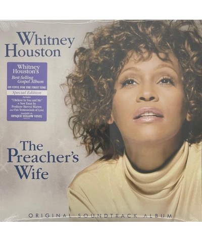 Whitney Houston Preacher's Wife (Yellow Vinyl/2LP) Vinyl Record $4.49 Vinyl