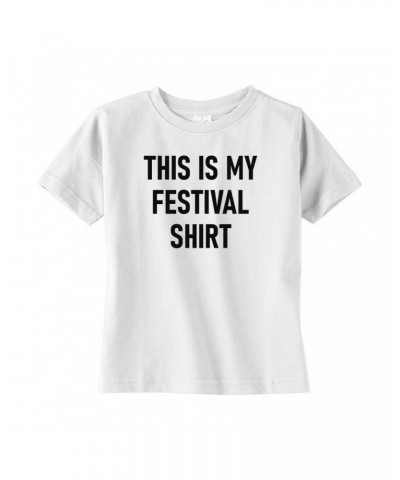 Music Life Toddler T-shirt | This Is My Festival Toddler Tee $7.55 Shirts