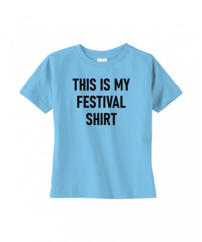 Music Life Toddler T-shirt | This Is My Festival Toddler Tee $7.55 Shirts