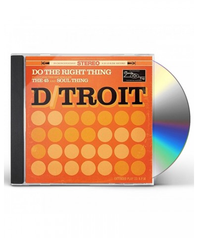 D/troit DO THE RIGHT THING CD $11.75 CD