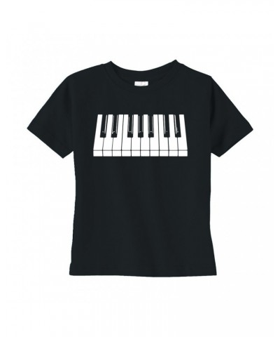 Music Life Toddler T-shirt | Piano Keys Toddler Tee $9.44 Shirts