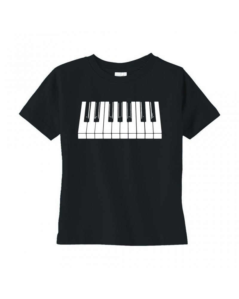 Music Life Toddler T-shirt | Piano Keys Toddler Tee $9.44 Shirts