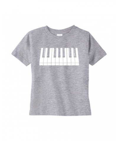 Music Life Toddler T-shirt | Piano Keys Toddler Tee $9.44 Shirts