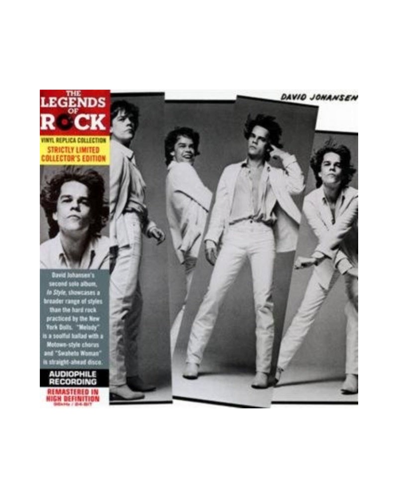 David Johansen CD - In Style $5.92 CD