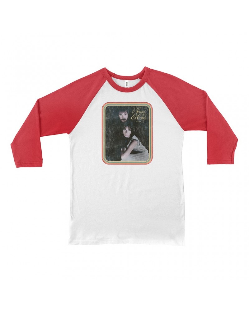 Sonny & Cher 3/4 Sleeve Baseball Tee | The Two Of Us Retro Fame And Logo Shirt $14.24 Shirts