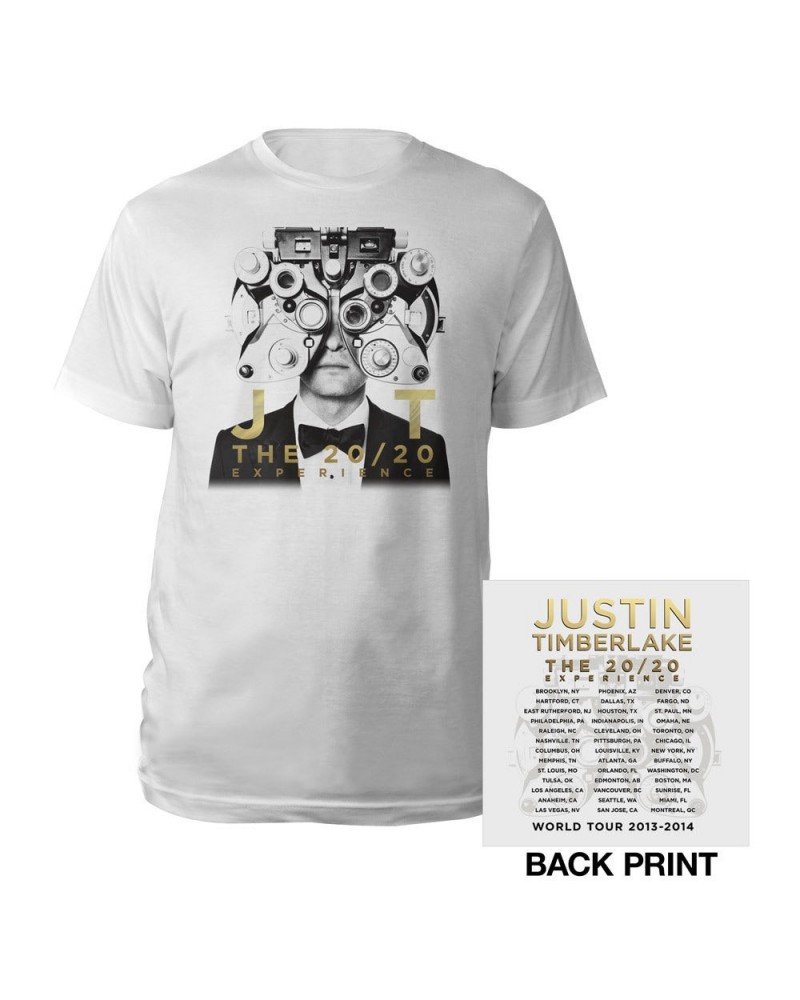 Justin Timberlake 20/20 Vision Classic Gold T-Shirt $8.16 Shirts