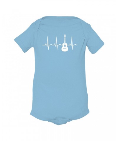 Music Life Baby Onesie | Acoustic Guitar Heartbeat Onesie $5.96 Kids