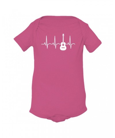 Music Life Baby Onesie | Acoustic Guitar Heartbeat Onesie $5.96 Kids