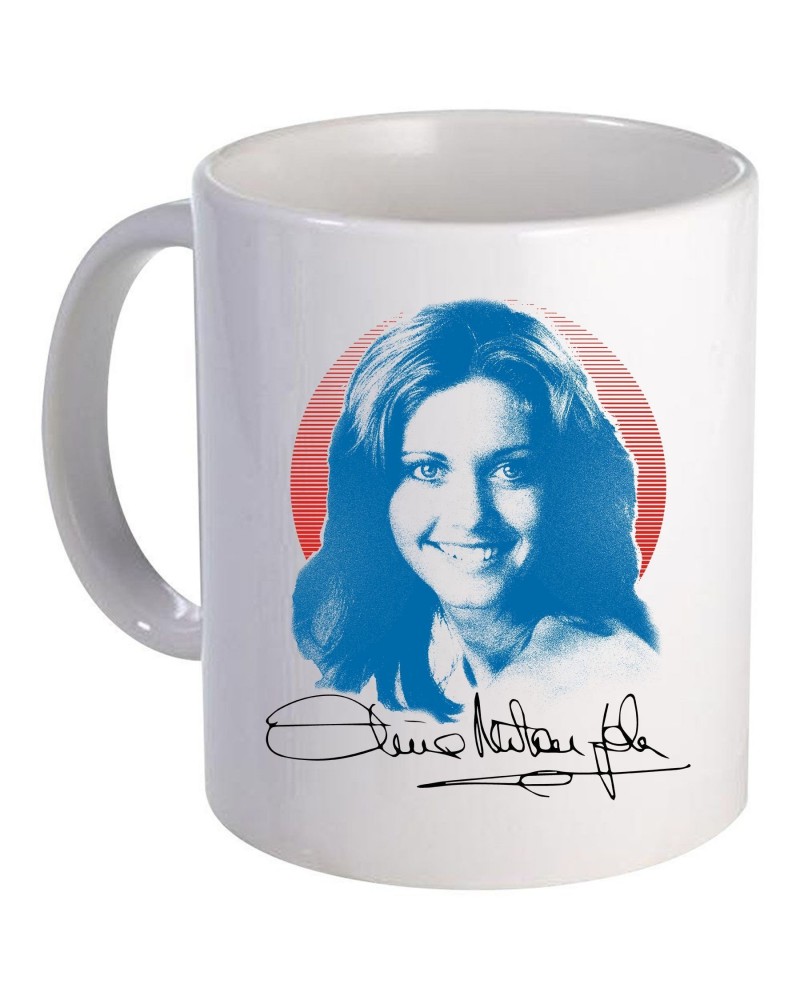 Olivia Newton-John Smiles & Signs Ceramic Mug $7.49 Drinkware