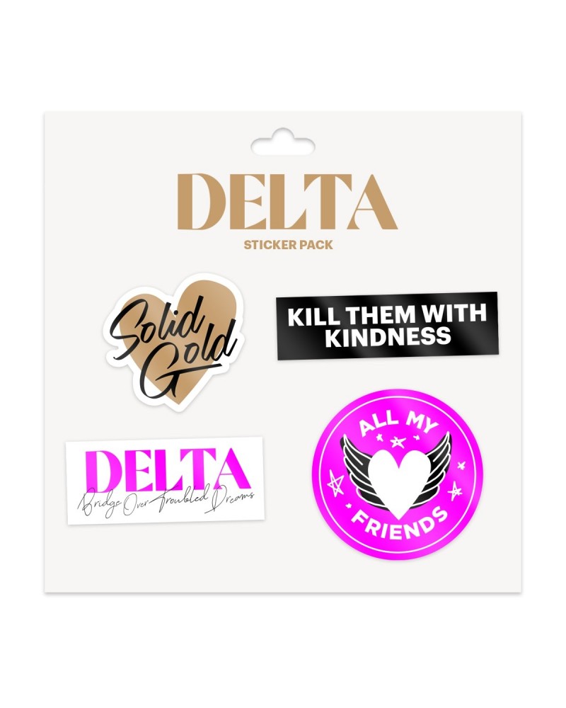 Delta Goodrem Delta World Tour Sticker Set $21.11 Accessories