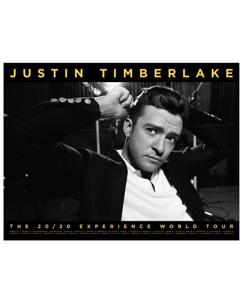 Justin Timberlake The 20/20 Experience World Tour ""Not A Bad Thing"" Collector's Poster $8.81 Decor