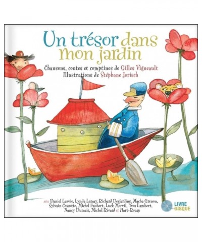 Gilles Vigneault Un trésor dans mon jardin - Livre-CD $10.13 CD