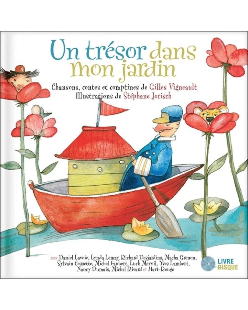 Gilles Vigneault Un trésor dans mon jardin - Livre-CD $10.13 CD