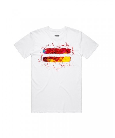 Ed Sheeran '-' Splatter T-Shirt White $22.01 Shirts