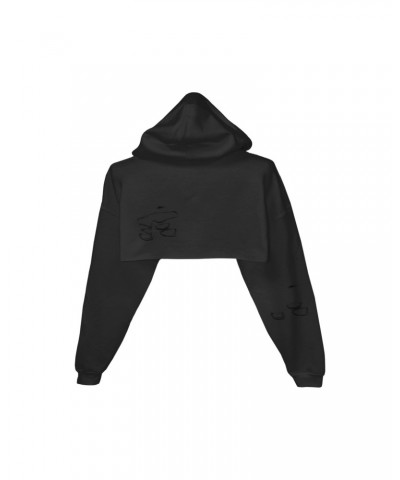 Mariah Carey Obsessed Crop Hoodie - Black $7.19 Sweatshirts