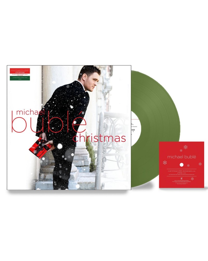 Michael Bublé Christmas Green LP + Exclusive Flexidisc (Vinyl) $6.61 Vinyl