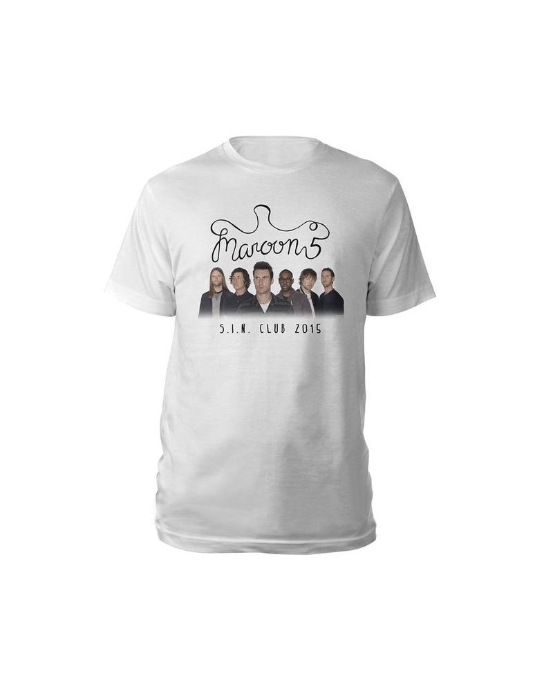 Maroon 5 S.I.N. Club 2015 Tee $6.74 Shirts