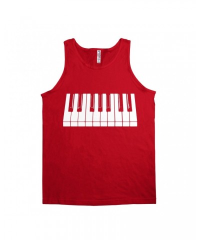 Music Life Unisex Tank Top | Piano Keys Shirt $8.57 Shirts