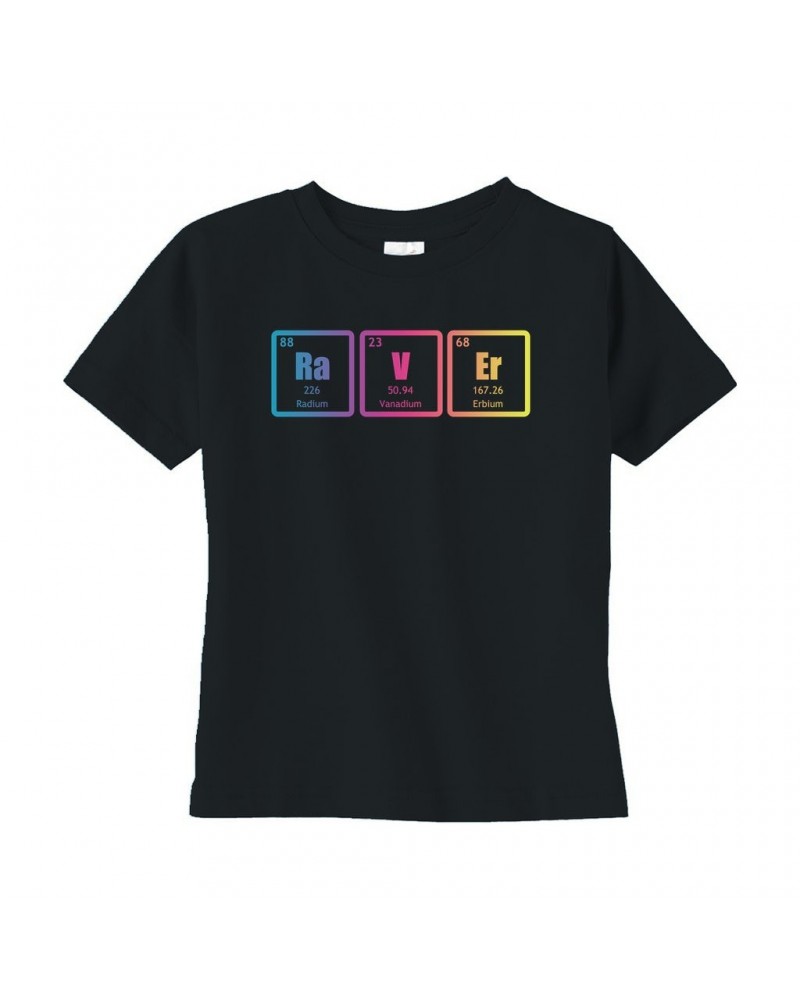 Music Life Toddler T-shirt | Raver Periodic Table Ombre Design Toddler Tee $7.59 Shirts