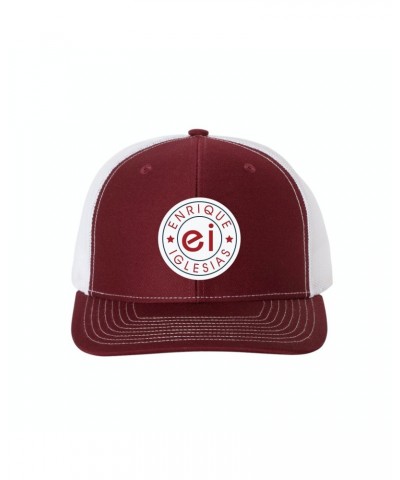 Enrique Iglesias EI Logo Trucker Hat - Cardinal $6.99 Hats