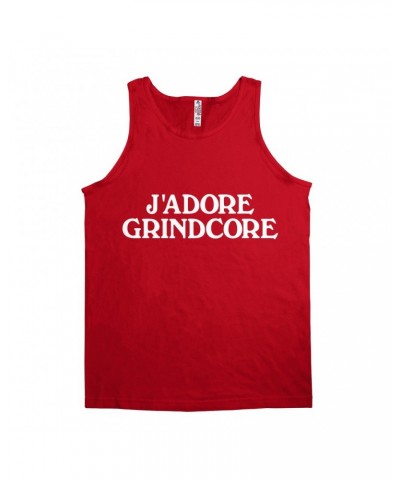 Music Life Unisex Tank Top | J'Adore Grindcore Shirt $9.86 Shirts